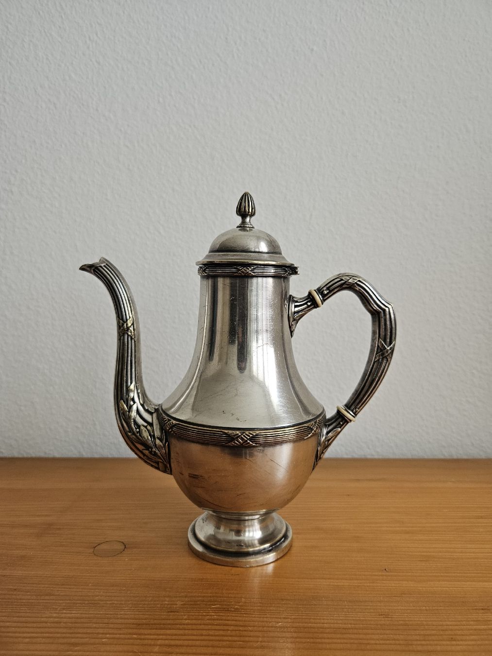 Geschirrsets: 3 tlg. Set Kaffee Service Messing versilbert ca. 1920 rar – Gebraucht aus Wiezikon b.Sirnach von wiezikon.vintage
