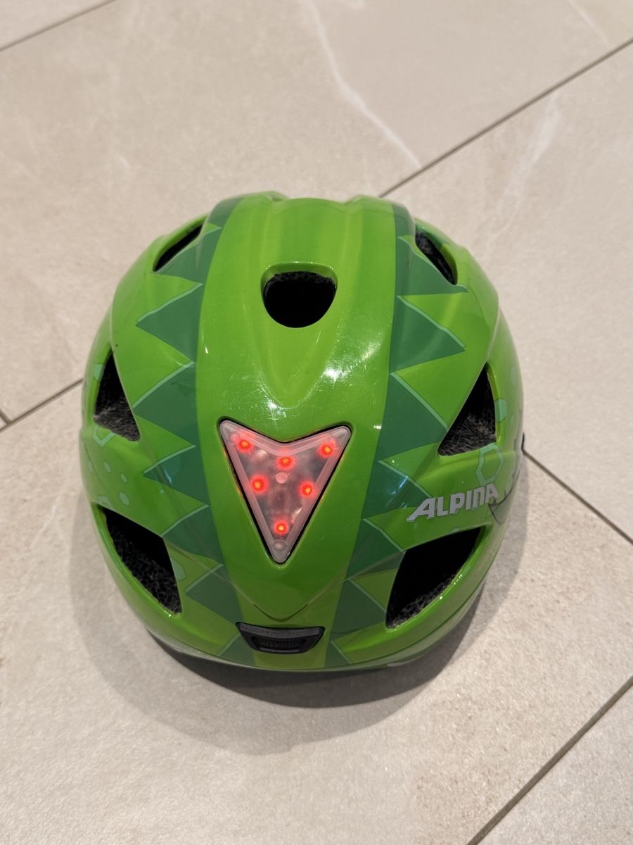 Alpina Caschi: Ximo Flash Kinder Velohelm, grün, Kinder, 49-54cm – Nuovo (secondo la descrizione) da Wilen b. Wil venduto da carpediem25 2