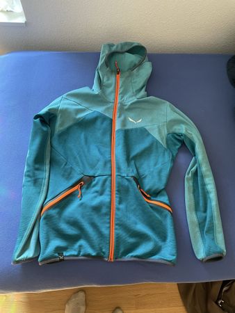Salewa Fliess Türkis/Orange
