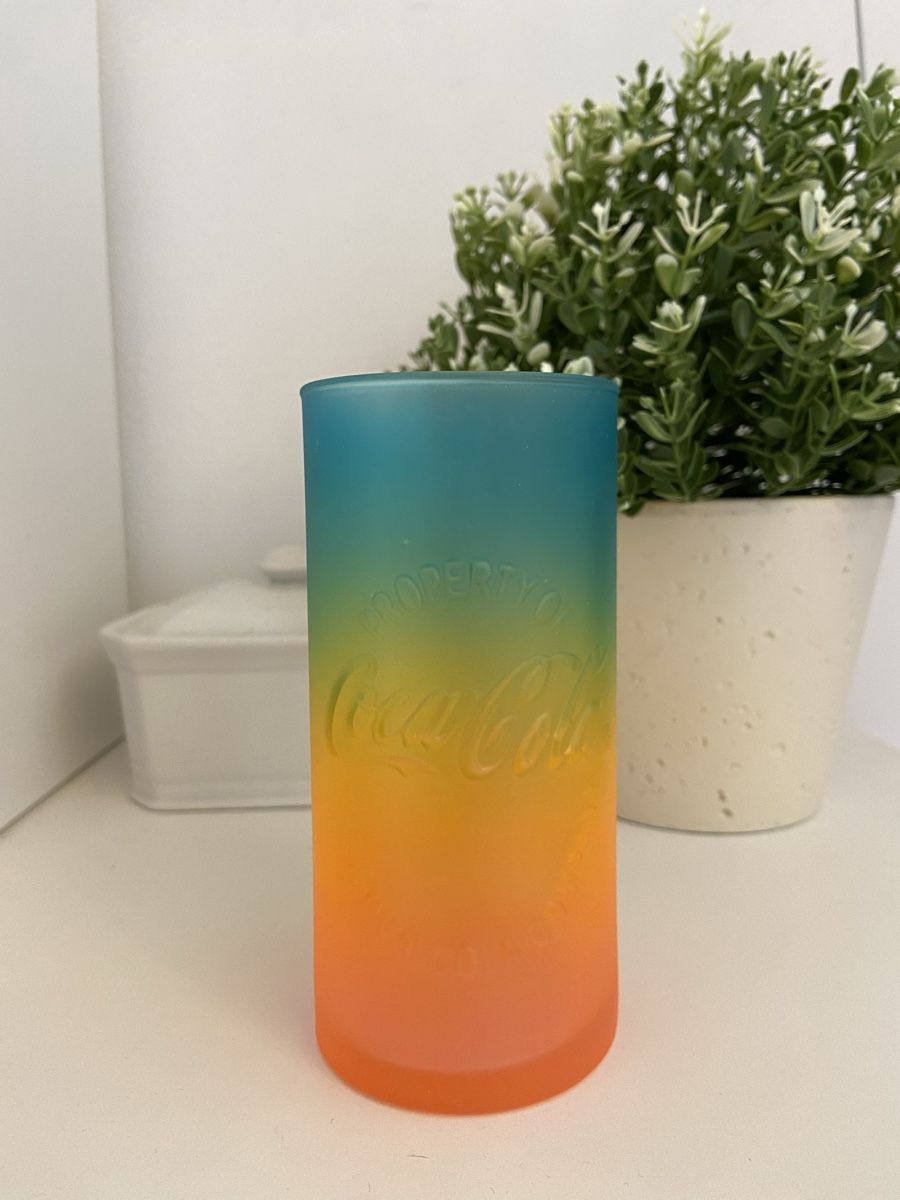 Coca-Cola Bicchieri: Regenbogenglas Coca Cola – Nuovo (secondo la descrizione) da Oberrohrdorf venduto da a._.w
