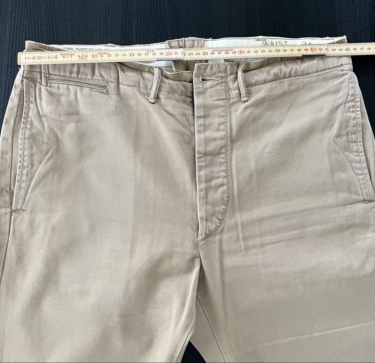 Ralph Lauren Pantaloni: Double RL Officer Chinos Beige – Usato da Unterägeri venduto da Bluto36 5