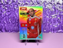 Lewis Hamilton Turbo Chrome #323 - Topps F1 Turbo Attax 2026