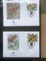 WWF Mexiko 1988 Schmetterlinge Monarch Satz Ersttagsbriefe