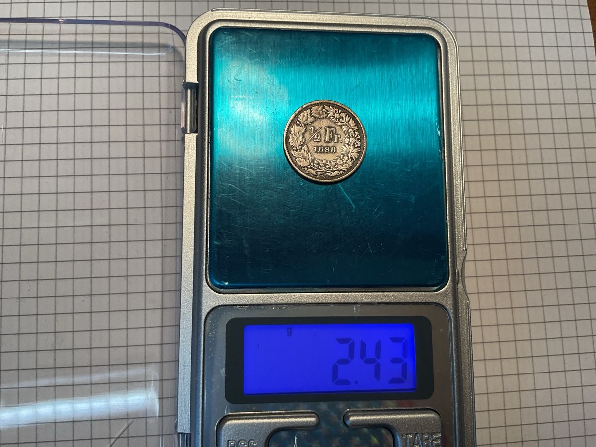Tutti le monete: Schweizer 50 Rappen 1898 Silber – Usato da Ursenbach venduto da tho_8s6p