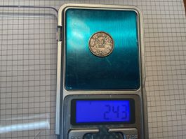 Schweizer 50 Rappen 1898 Silber