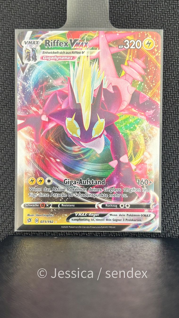 Pokémon Carte collezionabili: Riffex VMAX (RCL DE 071/192) – Nuovo (secondo la descrizione) da Herisau venduto da jes_q9mj 1