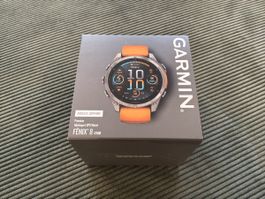 Garmin fēnix 8 47mm AMOLED saphir titane + 2 bracelets