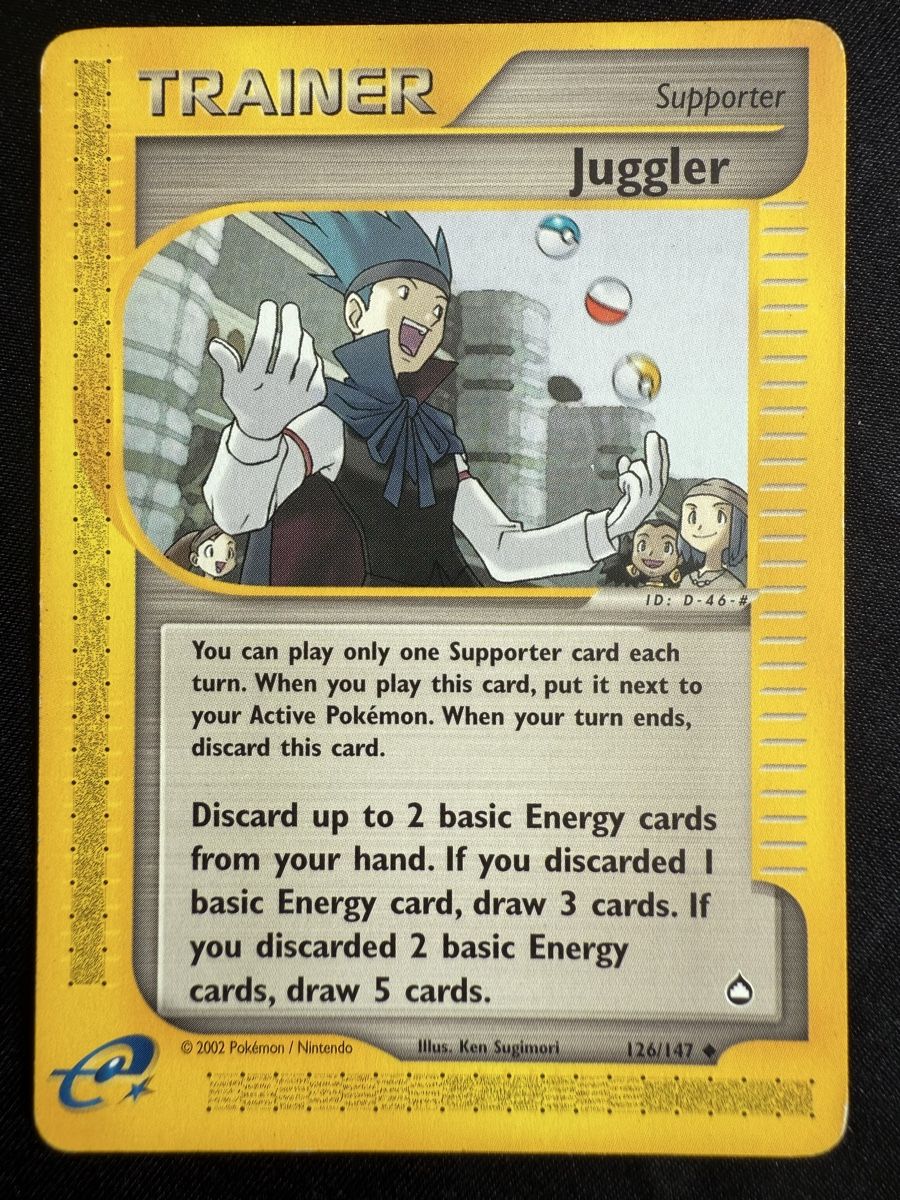 Pokémon Carte collezionabili: Juggler Pokemon Trainer Aquapolis - 126/147 – Usato da Winterthur venduto da SiddyPokemon