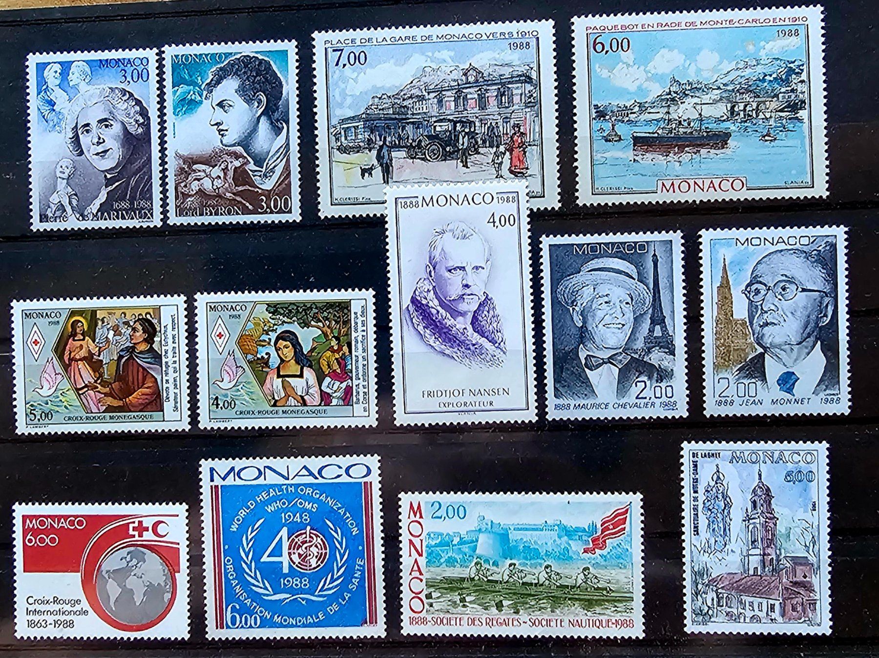 Tutti i francobolli: MONACO timbres neufs ** 1988 – Nuovo (secondo la descrizione) da Les Valettes venduto da Nuba1