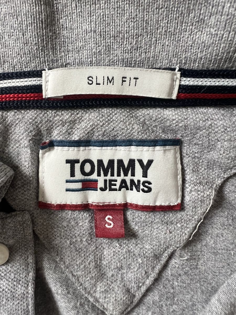 Tommy Hilfiger Magliette Polo: Polo Tommy Jeans gris taille S – Usato da Morges venduto da lui_knr8 1
