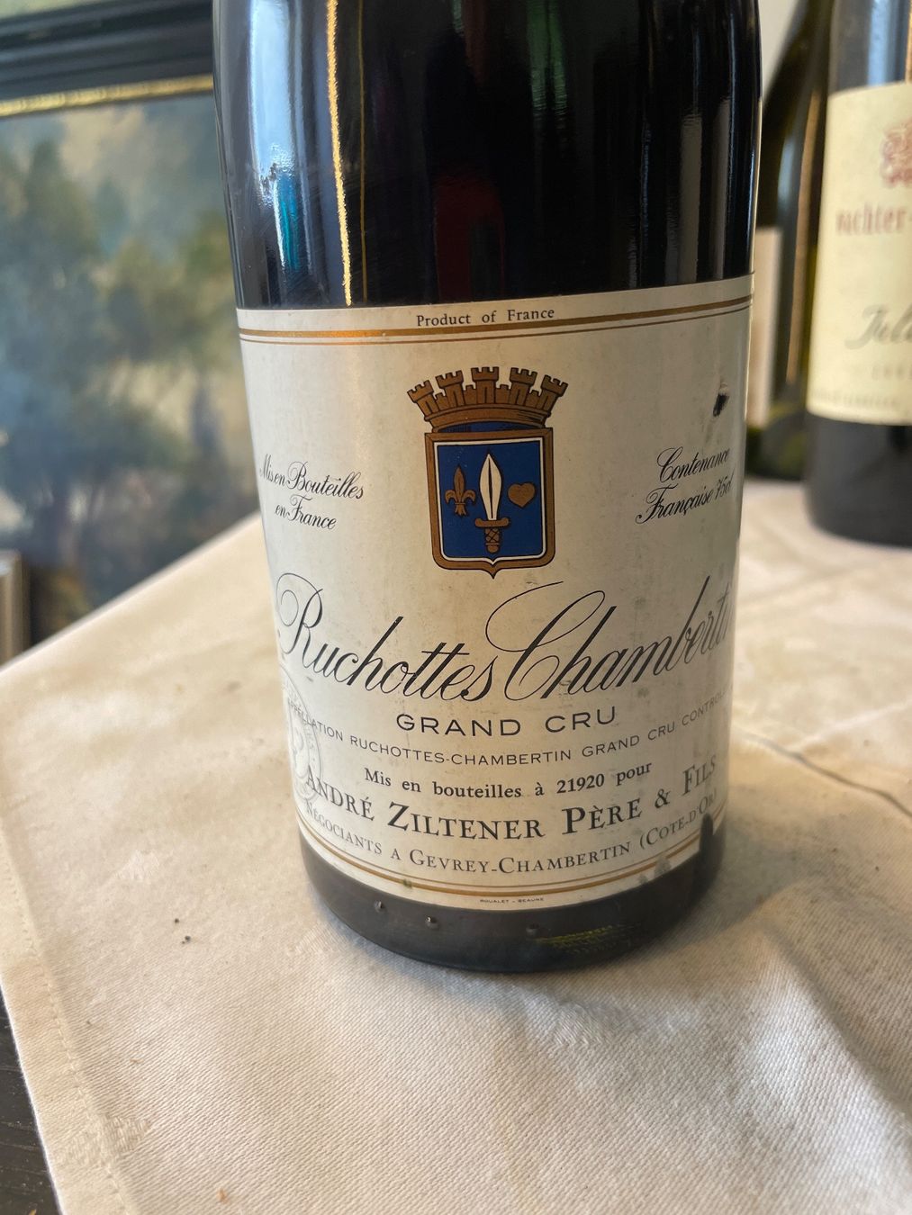 Vino: Ruchottes Chambertin Grand Cru 1982 – Usato da Hölstein venduto da kolumbus1964 1