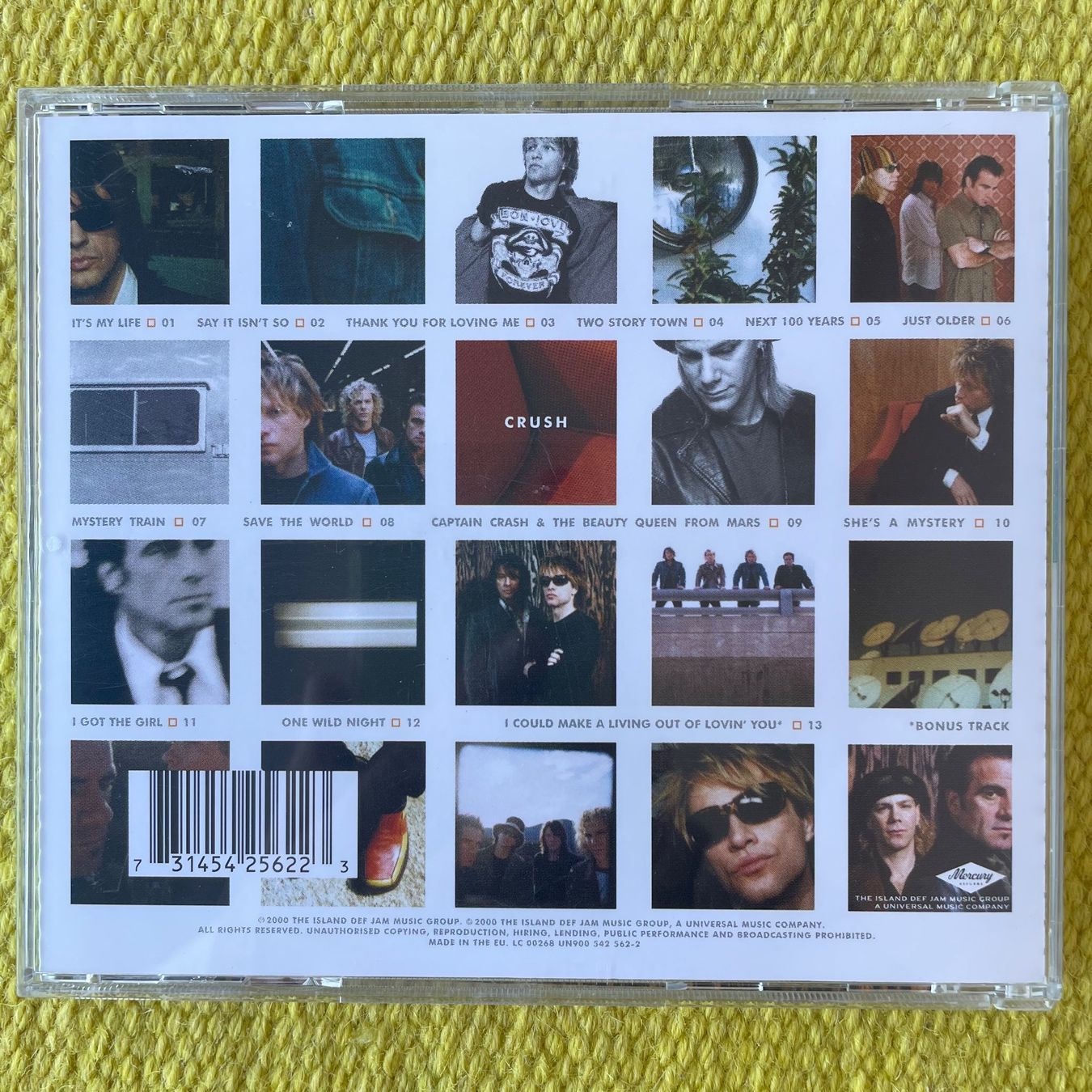 CD: BON JOVI-CRUSH – Usato da Rorschacherberg venduto da CD-Roli 1