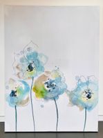 *Blumen* *Acryl auf Leinwand* *80x60cm*