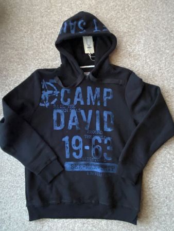 Neues Camp David Sweat Hoodie, Herren, Grösse L, navy blue