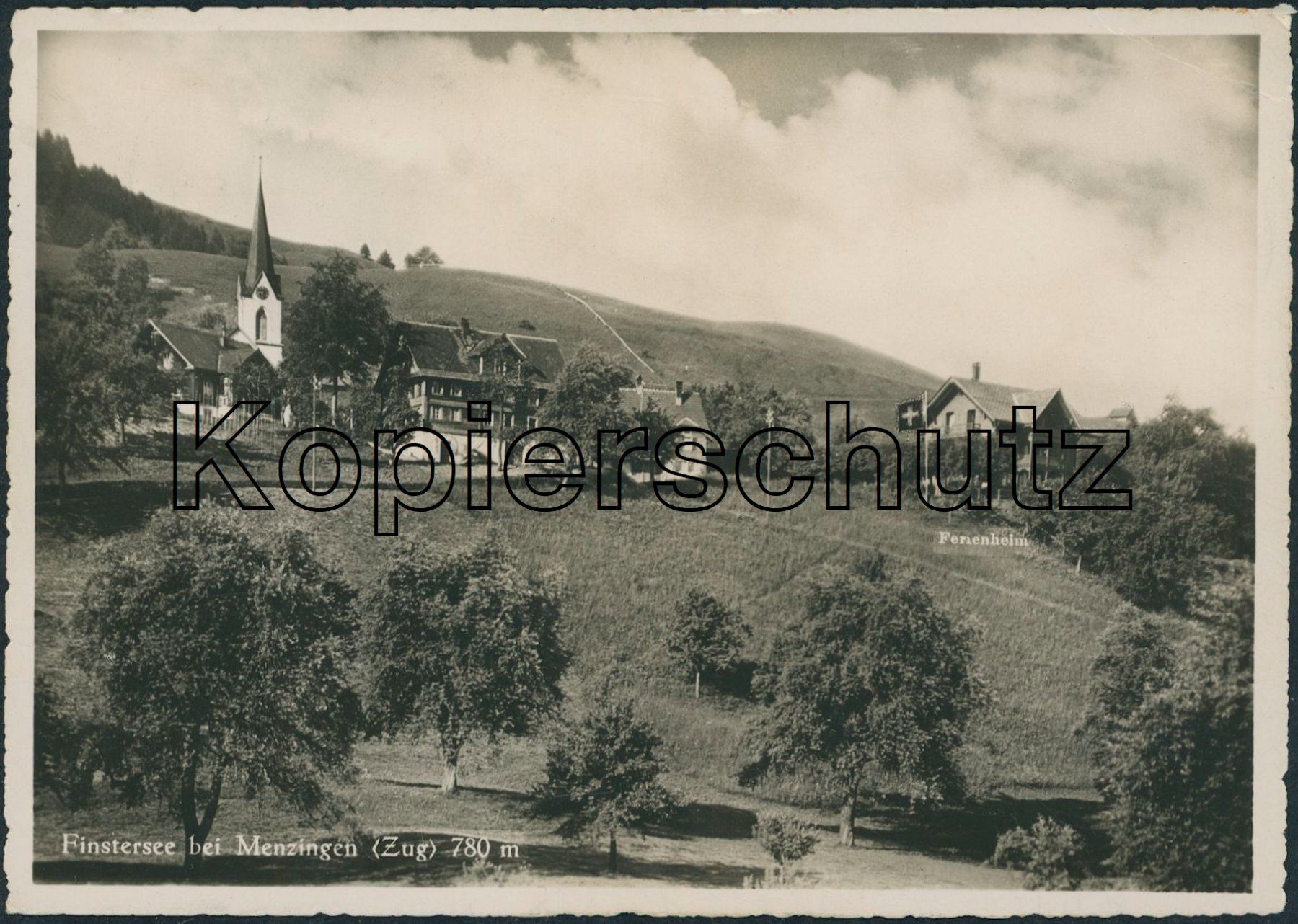 Cartes postales: ZG Finstersee - Menzingen – D'occasion à Schindellegi par dormay
