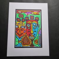 EDGAR BALTENSPERGER    ORIGINAL AUF FESTEM PAPIER  SIGNIERT