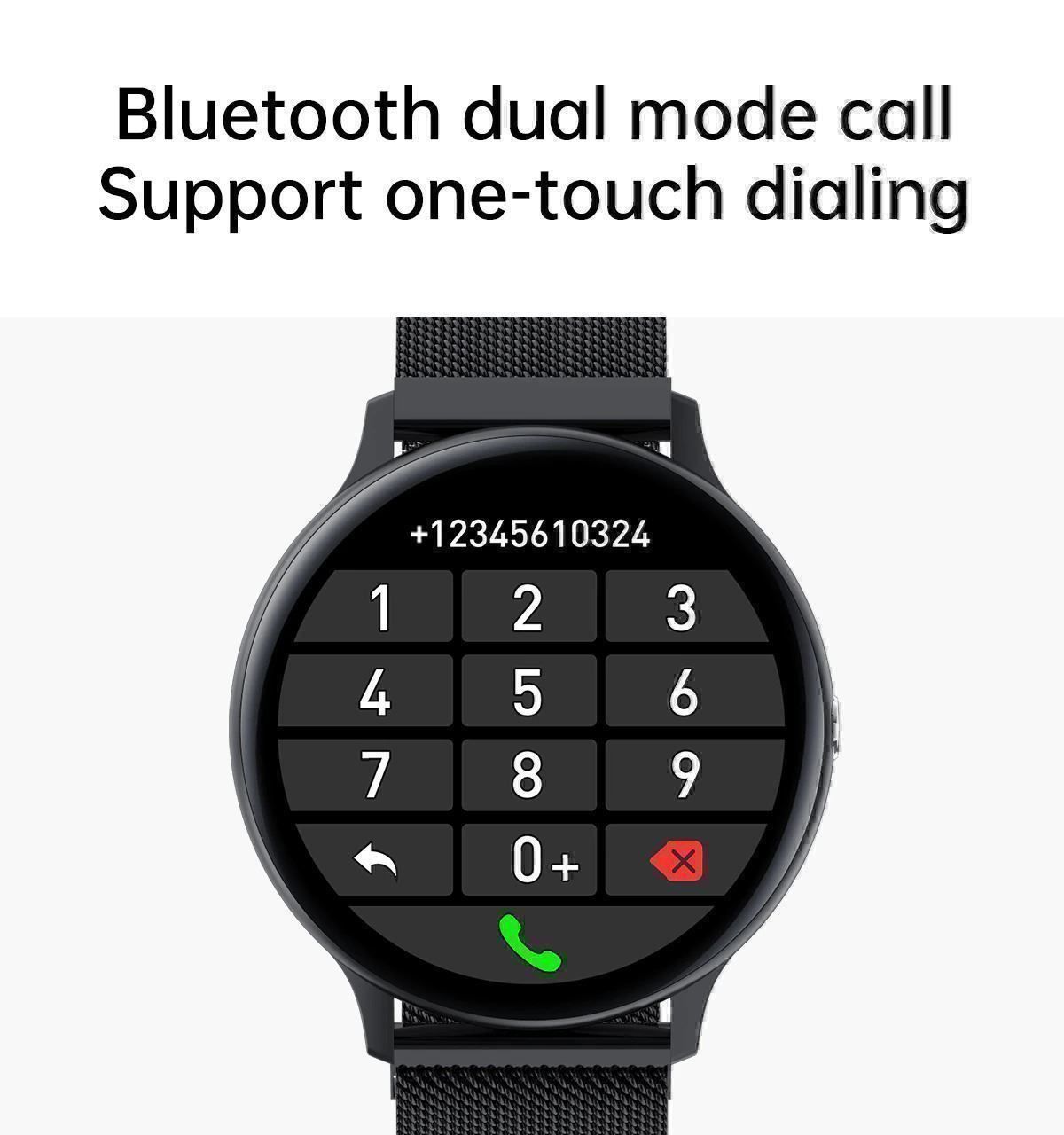 Smartwatch: SMARTWATCH - SPORT & CALL SMARTWATCH - BLUETOOTH SMARTWATCH – Nuovo e nell'imballaggio originale da Kriens venduto da swissgadget 1