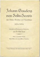 Johann Gaudenz von Salis - Sewis