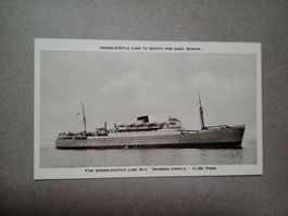 Ak Schiff Union-Castle Durban Castle LInie nach Afrika