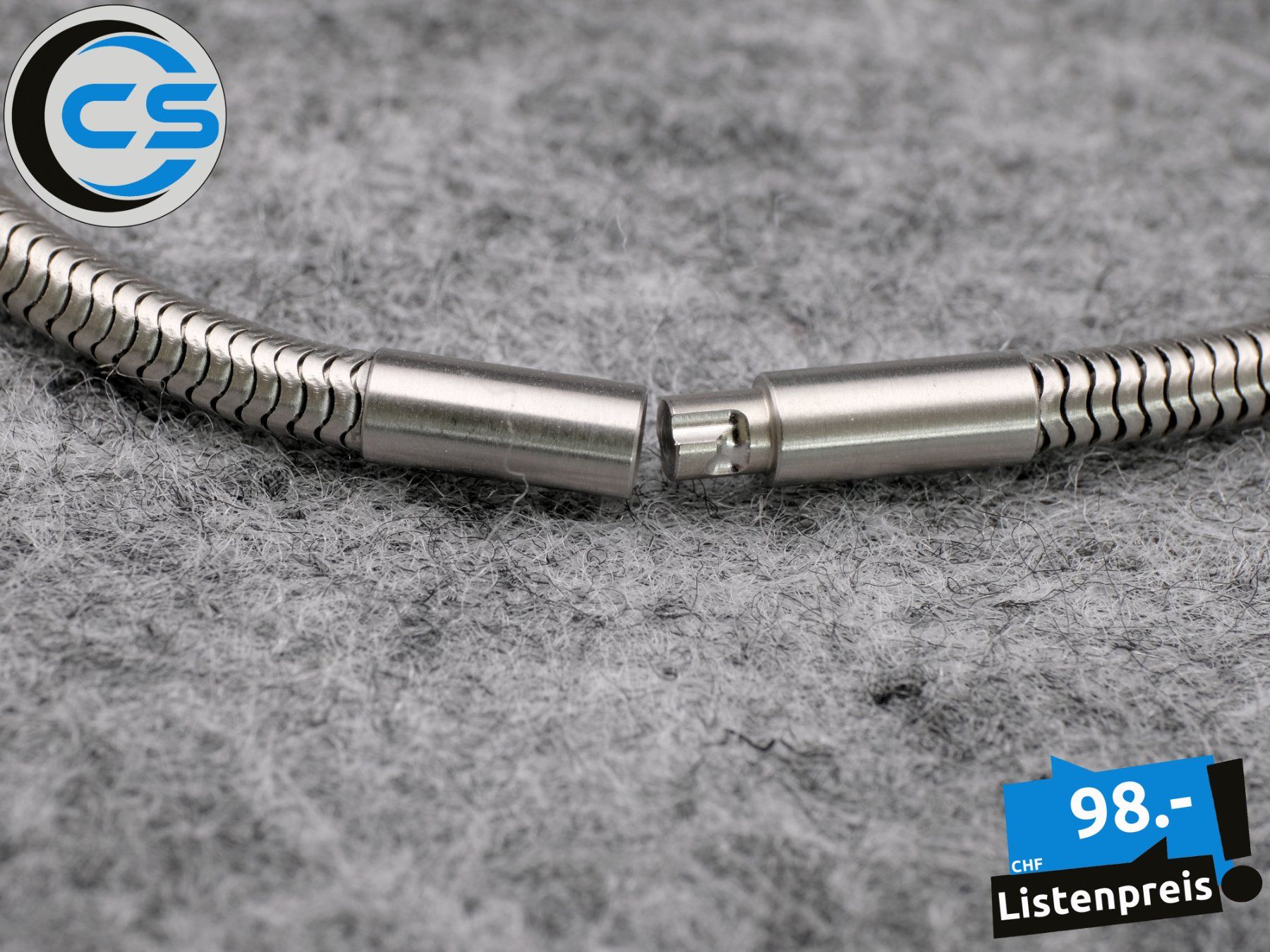 Catenine: MONOMANIA Schlangenkette Basic Ø 5.0 mm Länge 38cm – Nuovo e nell'imballaggio originale da Samstagern venduto da ConciergeService 3