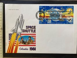 USA,FDC, Space Shuttle Columbia