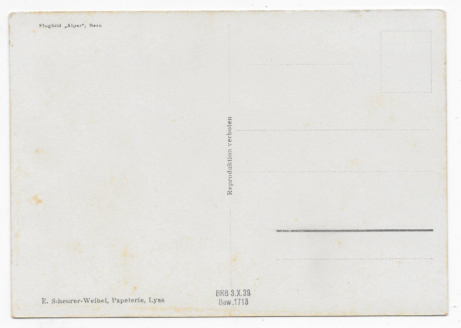 Cartoline postali: Lyss vom Flugzeug aus gesehen – Usato da Hefenhofen venduto da Richsalz 1