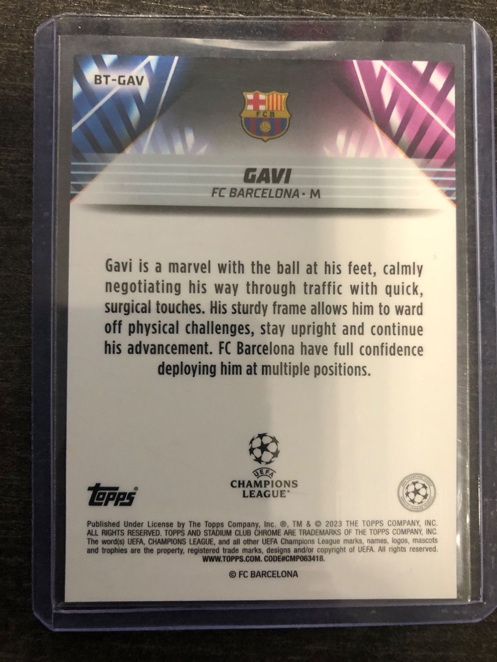 Topps Sammelbilder & Trading cards: Topps Chrome Stadium Gavi Beam Team Case Hit – Gebraucht aus Wangenried von Garagara 1