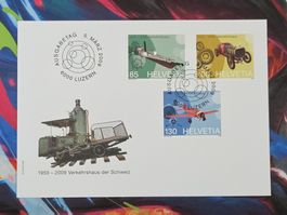 CL30 4x Enveloppe + Timbre Suisse 2009