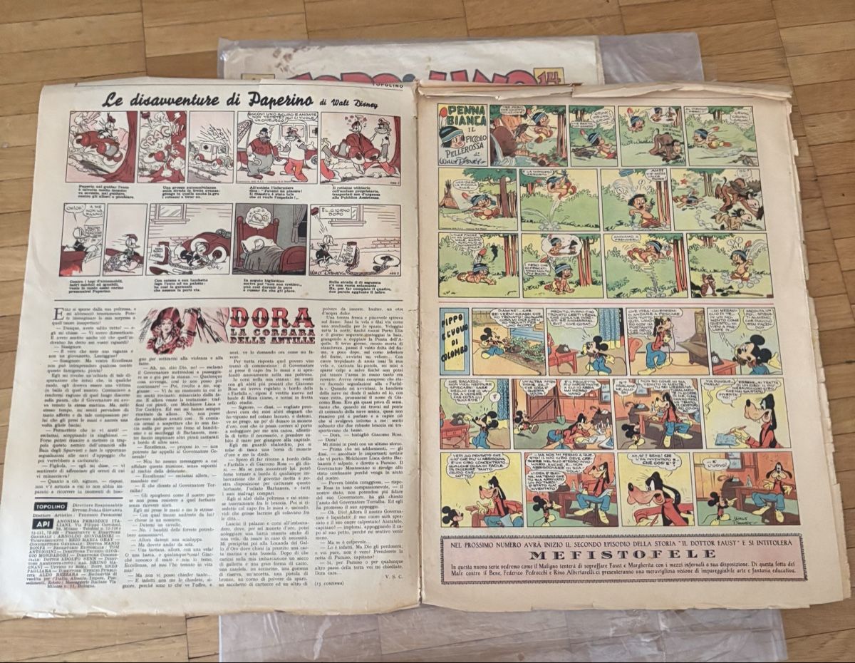 Fumetti: Giornale TOPOLINO - 1941 – Usato da Massagno venduto da ZeMa 2