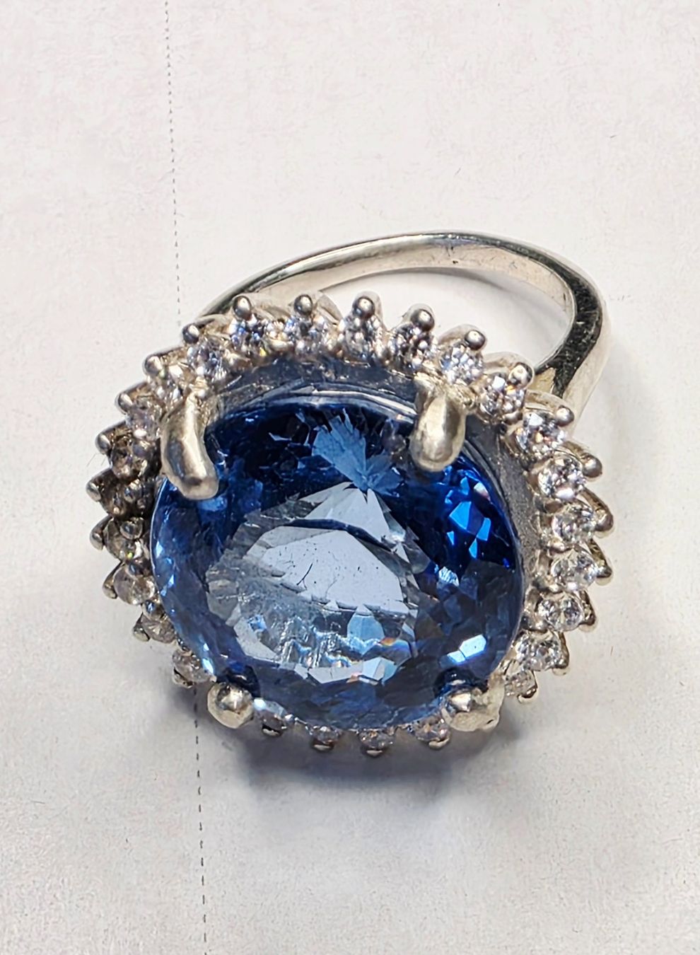 Ringe: Blau Topas Silber Fingerring – Neu (gemäss Beschreibung) aus Zürich von benedikt12 8