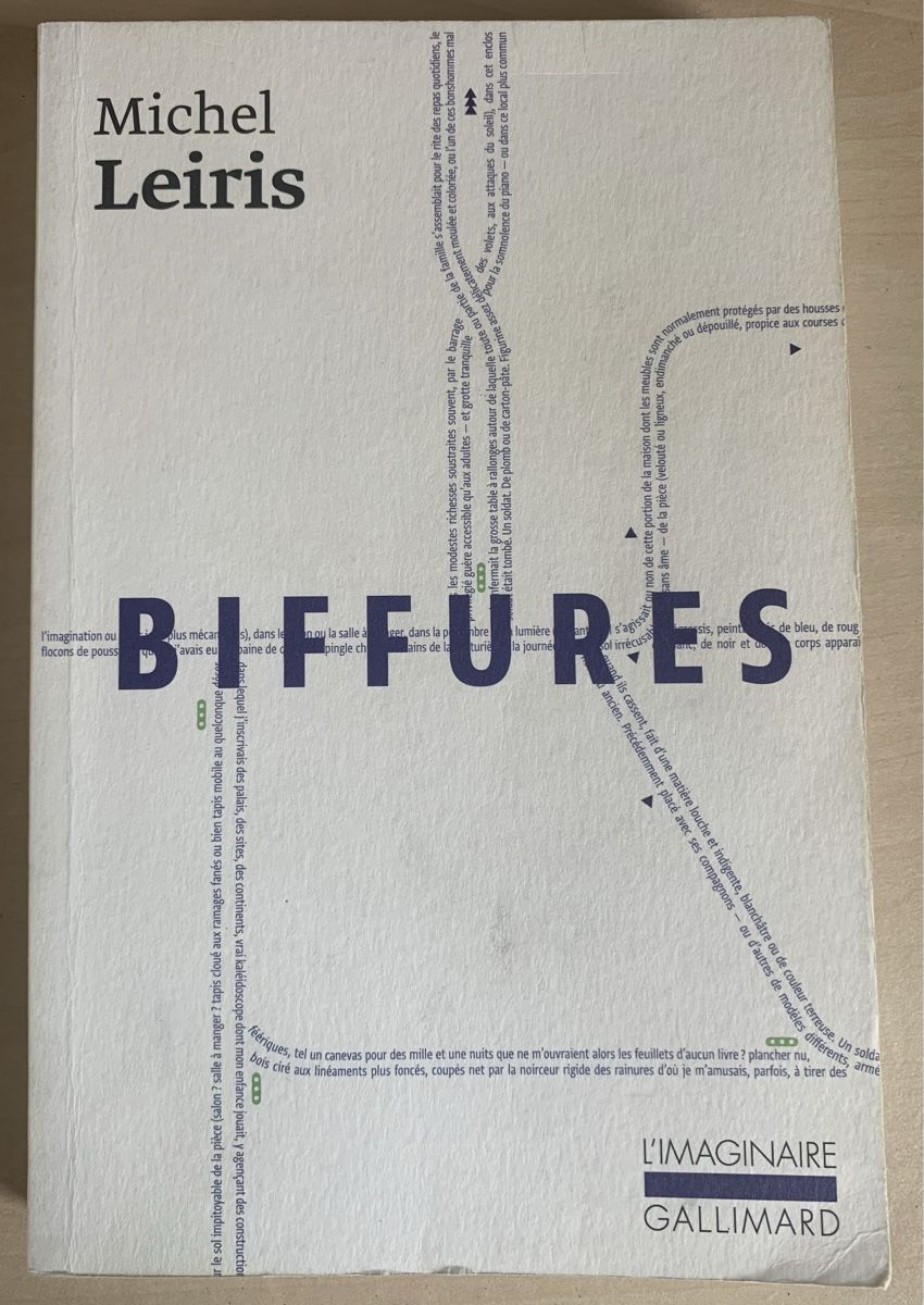 Libri: Michel Leiris, Biffures (autobiographie) – Usato da Valeyres-sous-Ursins venduto da ansuz_001