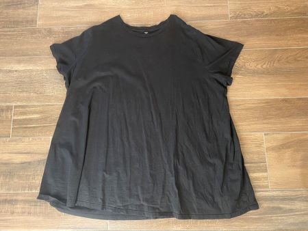 T-Shirt Kleid Baumwolle schwarz Gr. 56 / 58 / 60