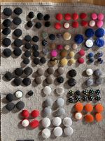 Textil Knöpfe / Nähknopf mit Stoff / Lot