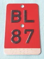 Velonummer BL 87