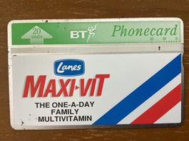 Telefonkarte British Telecom BTA046 Maxi Vit 6000 Ex