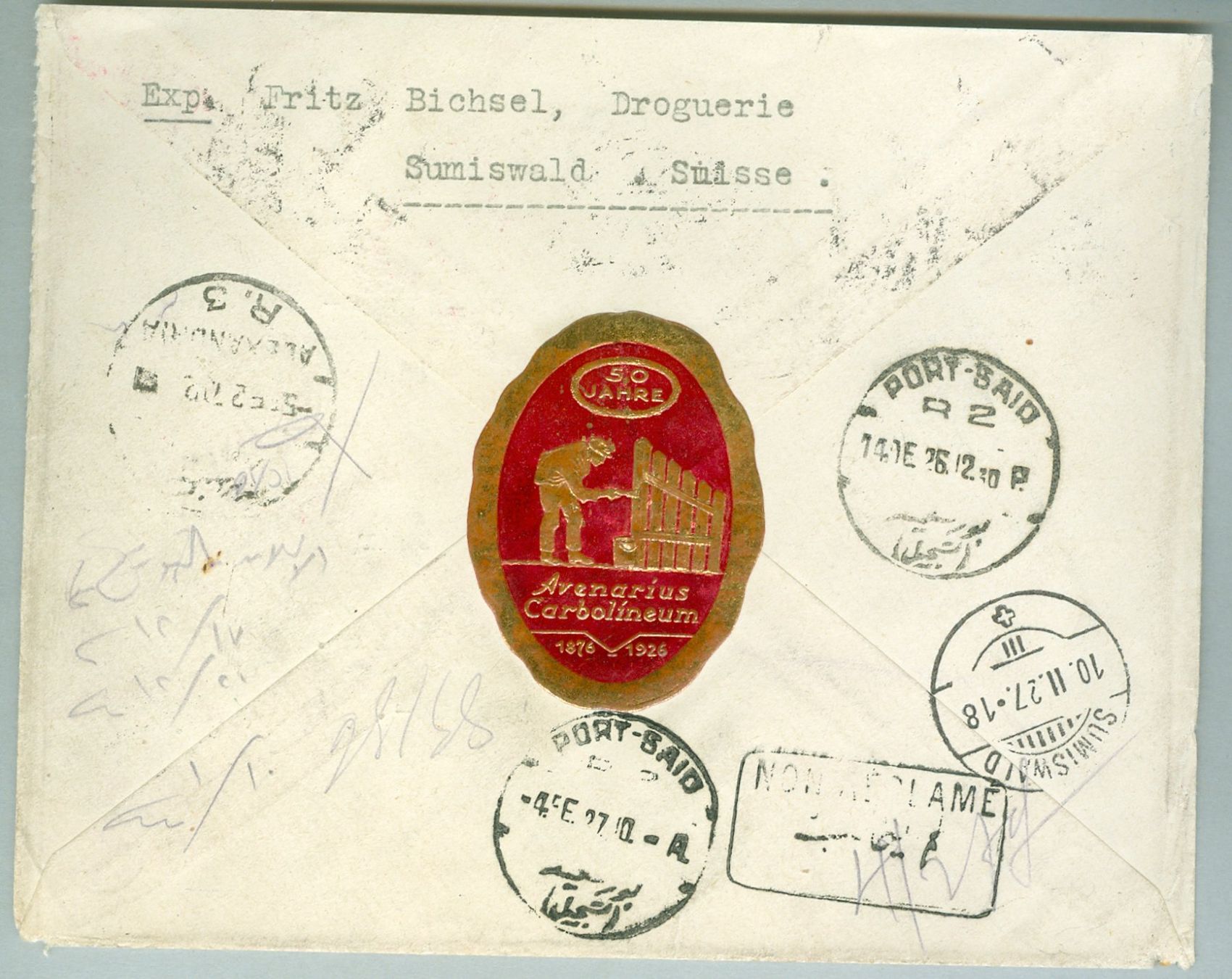 Tutti i francobolli: 1926 Schweiz Flugpost SF – Usato da Zürich venduto da yago-rot 1