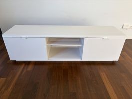 TV Möbel weiss mit Schubladen und Fächern guter Zusta