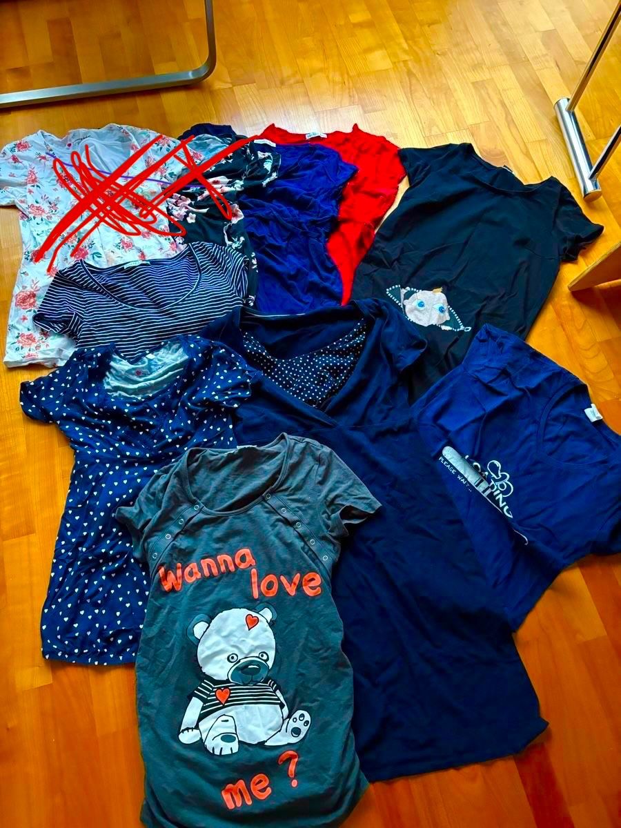 Lotti di vestiti: Schwangerschaft-Kleider-Set, Umstandsshirts, 34 – Usato da Pratteln venduto da Shoppingqueen1983