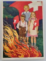 Bundesfeierpostkarte Nr.52 - 1930 - Augustfeuer