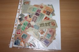 Besatzungszonen - Kiloware/Brief und Paketkartenausschnitte