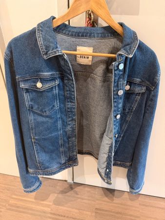 Sézane Denim Jeansjacke – Blau