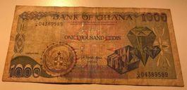 Ghana 1000 Cedis 1993 Serie A/1