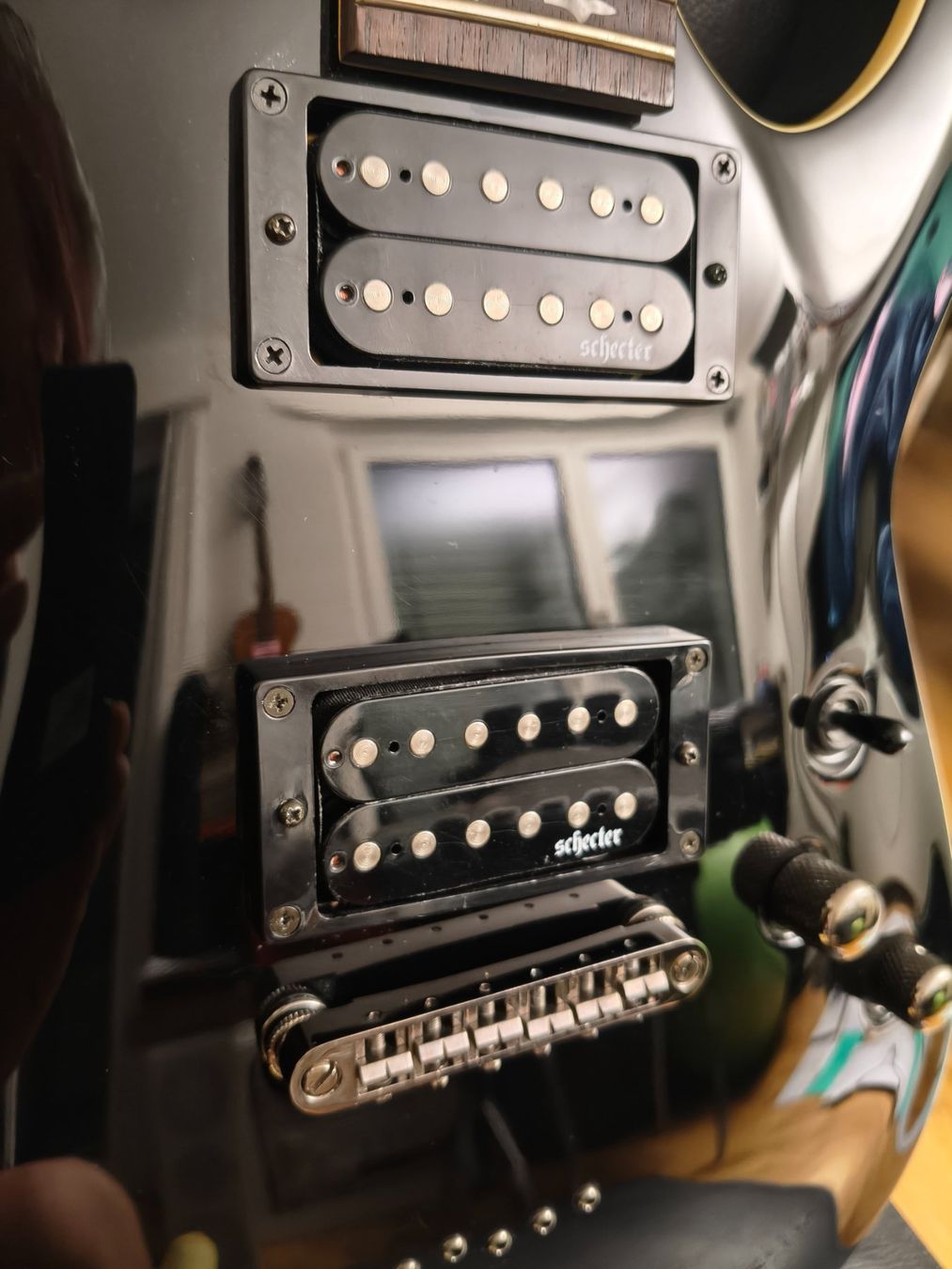 Schecter Instruments de musique: Schecter "Omen 6" - Black Gloss - neuwertiger Zustand !! – Neuf (Voir description) à Rümlang par Platin-Cooper 4