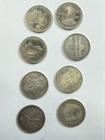 8x 5 DM Silber Gedenkmünzen BRD Konvolut