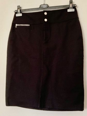 RALPH LAUREN Rock Gr 6 (38) schwarz mit Elasthan NEU!