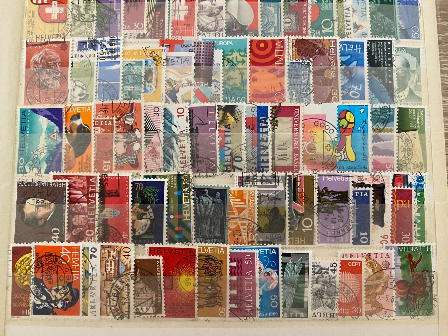 Alle Briefmarken: Briefmarken Schweiz 120 stuck – Gebraucht aus matten b. interlaken von jfran17 4