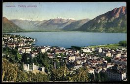 AK Locarno, Veduta generale, 1911