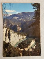 Postkarte Films, Die Rheinschlucht bei Conn, Graubünden