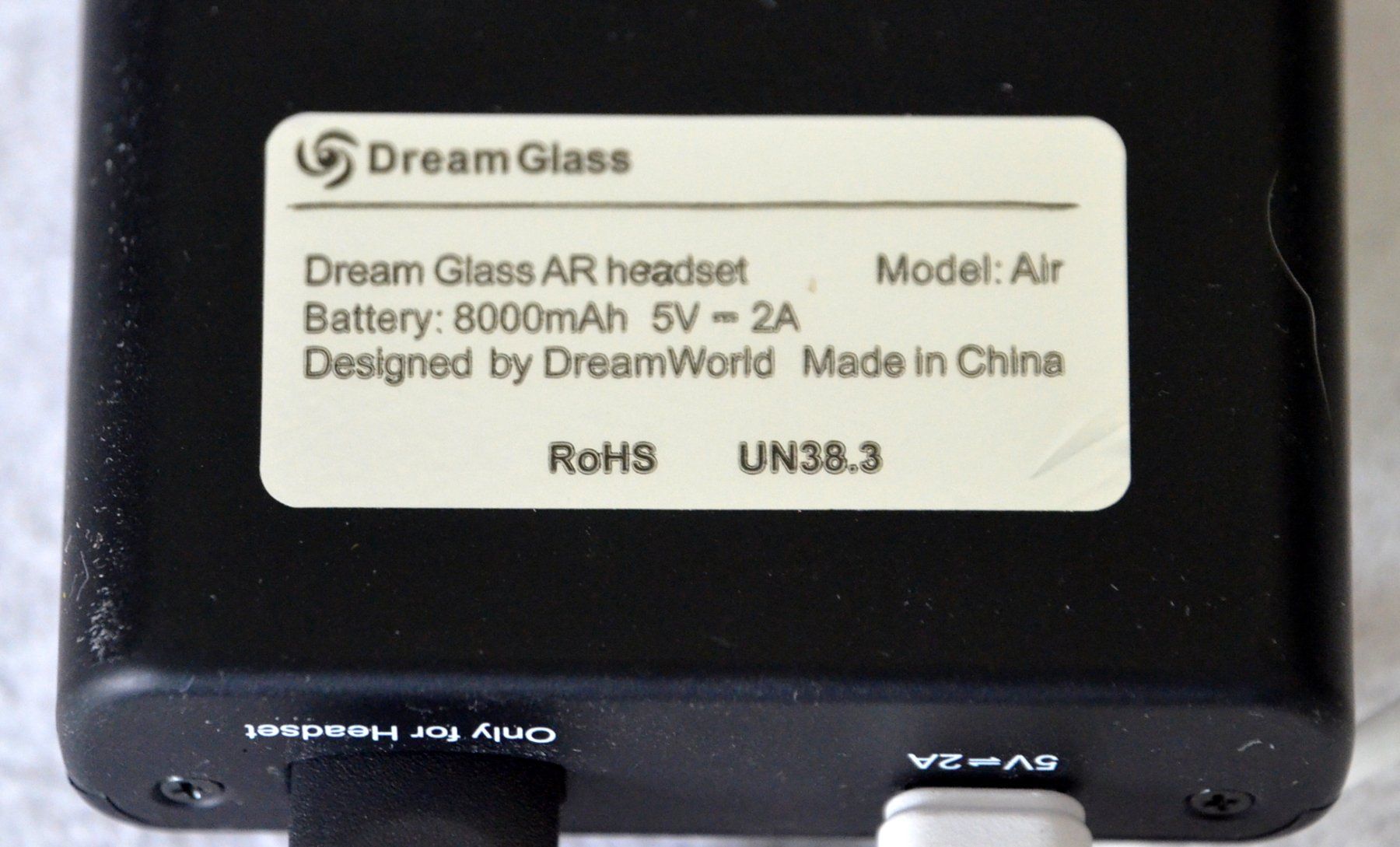 Casco VR: DreamGlass 4K Air VR AR Headset – Usato da Collonges venduto da arashee 5