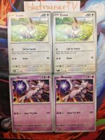 Pokémon Eevee & Mewtwo Lot | SCR 113/142 + 059/142